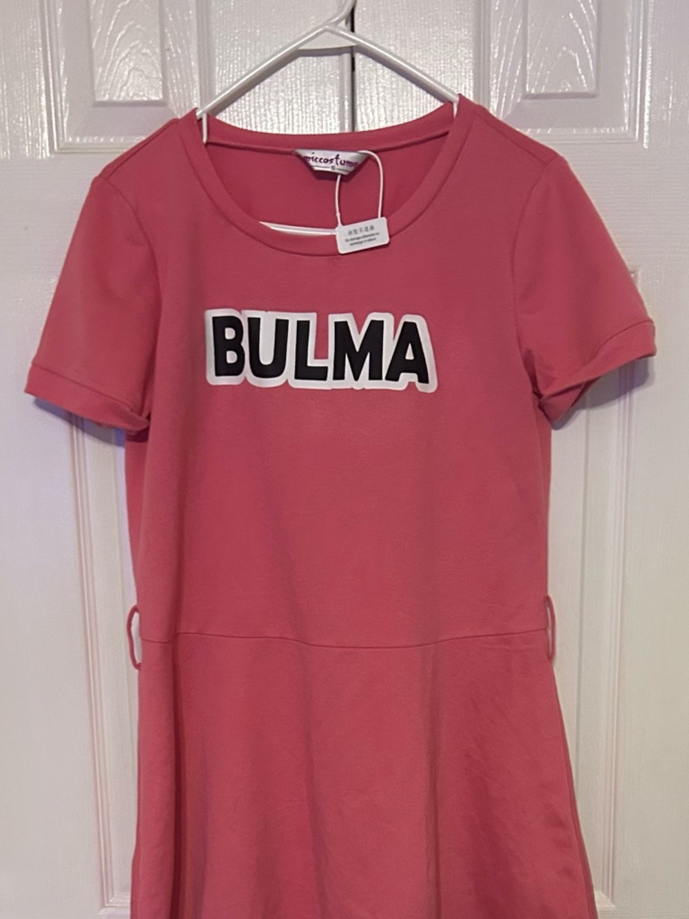 Pink 'BULMA' Graphic Dress